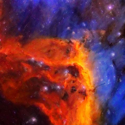 Abstract Galactic Nebula With Cosmic Cloud 5 Painting By Celestial