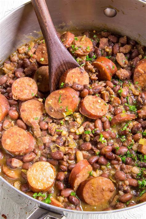 Cajun Red Beans And Rice With Smoked Sausage Aria Art