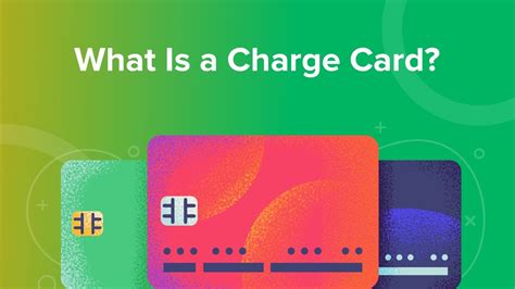 What Is A Charge Card Youtube