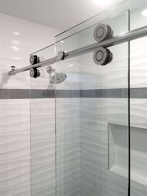 frameless sliding shower doors and enclosures