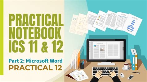 Practical Notebook Microsoft Word Practical 12 Youtube