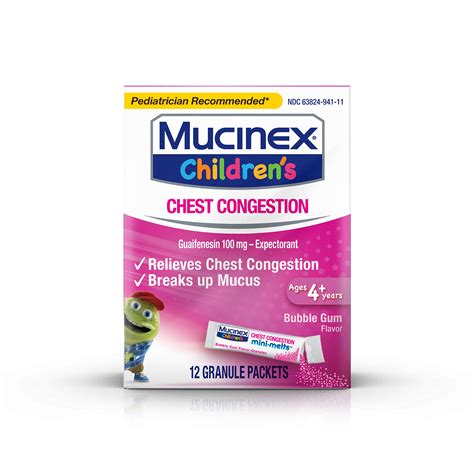 Buy Mucinex Children's Chest Congestion Expectorant Mini-Melts