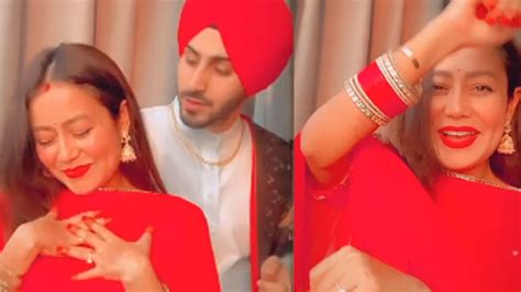 Neha Kakkar Shares First Karva Chauth Dance Video With Husband