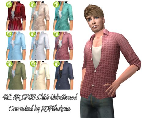 mdpthatsme this is for sims 2 4t2 am sp05 shirt unbuttoned