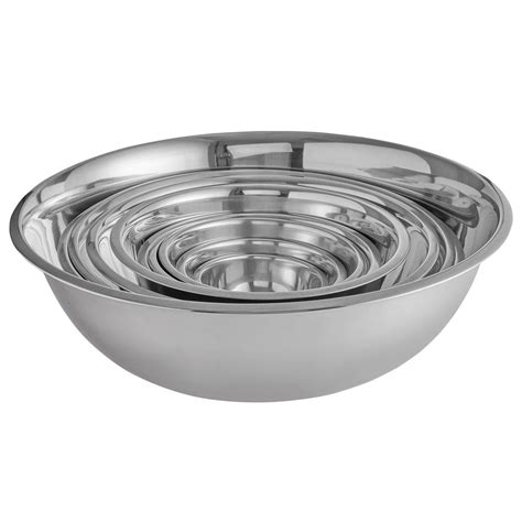 Extra Large Stainless Steel Mixing Bowl Set Choice Webstaurantstore