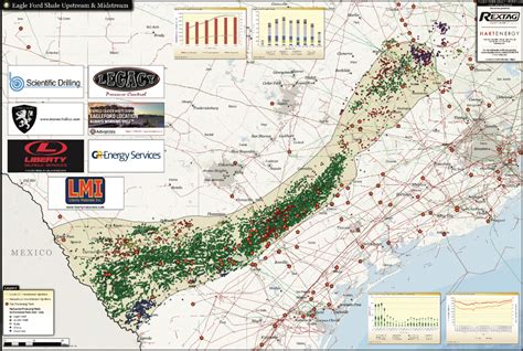 Eagle Ford Shale Map Upstream And Midstream Hart Energy Store