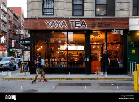 Yaya Tea 206 Grand St New York Ny Exterior Storefront Of A Tea Shop