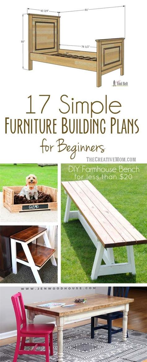 17 Simple Furniture Building Plans For Beginners Kids Woodworking
