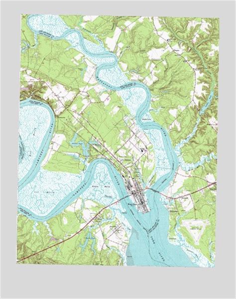 West Point Va Topographic Map Topoquest