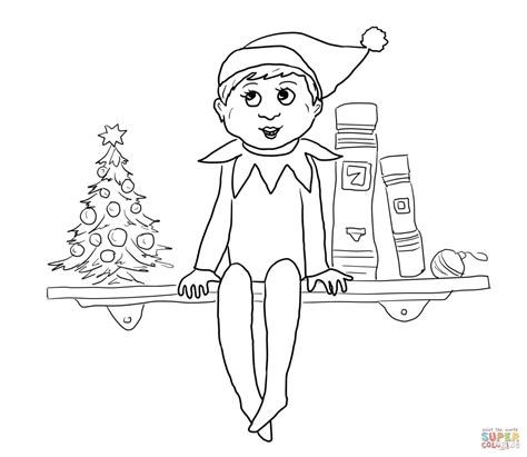 Free cool coloring pages for downloading and printing. Little Lids Siobhan: Elf on the Shelf Colouring Pages ...