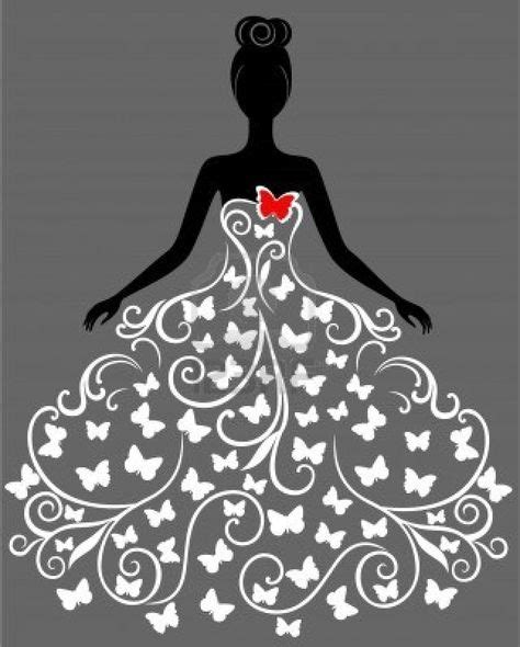 Pin By Sashi Mathan On Try Dese Silhouette Drawing Dress Vector