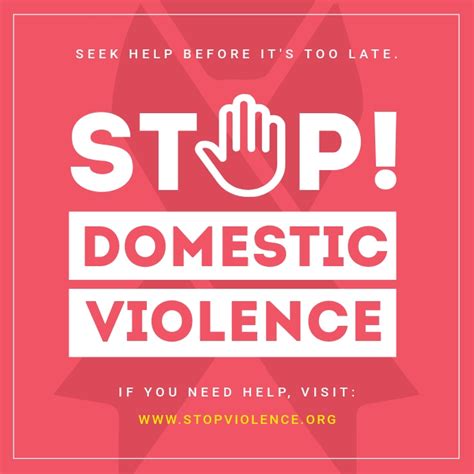 Pink Domestic Violence Instagram Image Template Postermywall