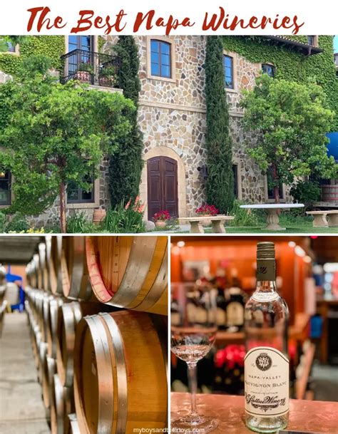 The Best Napa Wineries To Visit My Boys And Their Toys