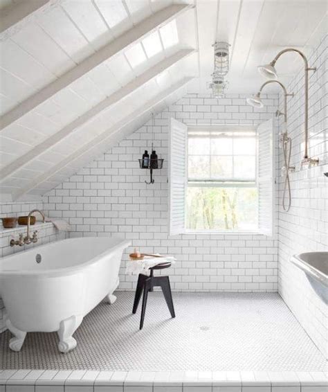 How To Design Around Your Sloped Ceiling Attic Bathroom Upstairs