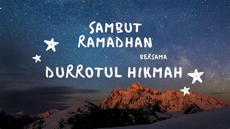 Lagu Spesial Ramadhan 2022 Sambut Ramadhan Ceria Bersama Durrotul