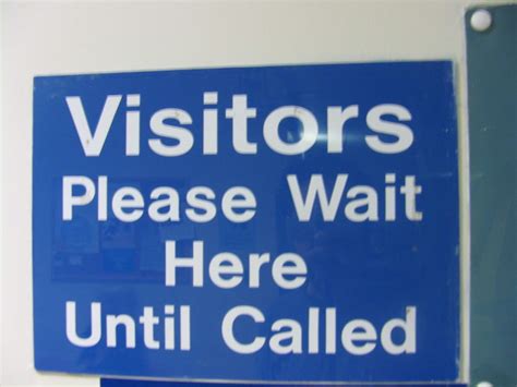 Rotherham General Visitors Please Wait Here Until Called Flickr
