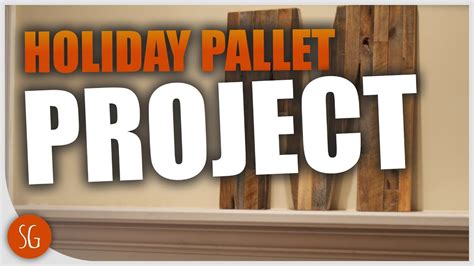How To Make Giant Letters From Pallet Wood Youtube