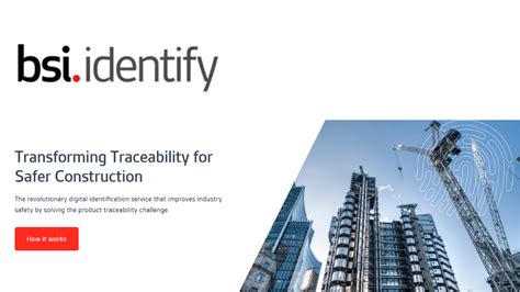Bsi Identify Transforming Traceability In Construction Specfinish