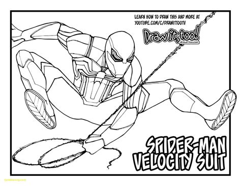 Iron Spider Man Coloring Pages Coloring Home
