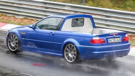 Bmw 3 Series E46 Truck Makes Unusual Appearance At The Nürburgring
