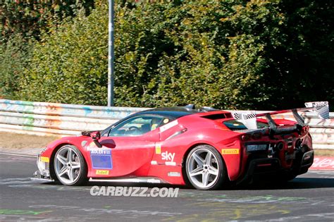 Ferrari SF Versione Speciale Spied With Enormous Wing CarBuzz