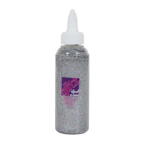 Docrafts Glitz It Glitter Glue 120ml Silver Office 2 Home Ltd