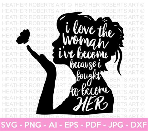 This Girl Is Fierce Woman Empower Self Love Svg Png Dxf Cricut Quote