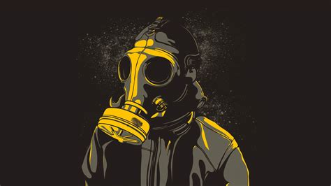 2560x1440 Gas Mask Guy 1440p Resolution Hd 4k Wallpapers Images