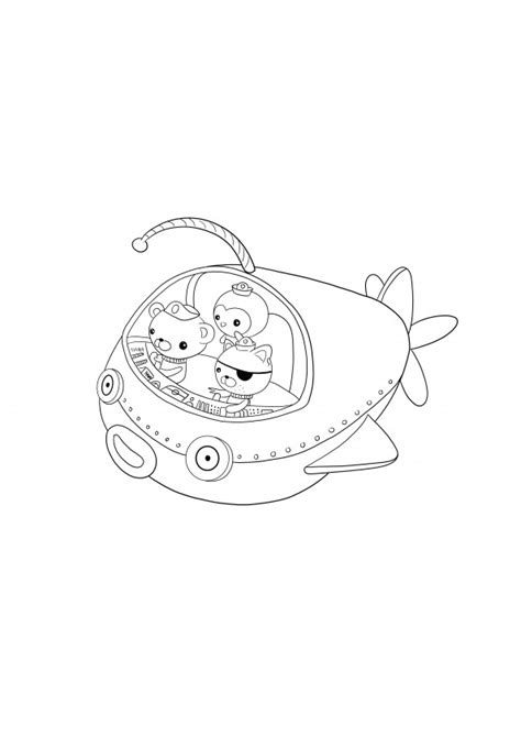 Octonauts Tunip Coloring Page