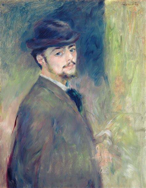 Self Portrait Painting By Pierre Auguste Renoir Pixels