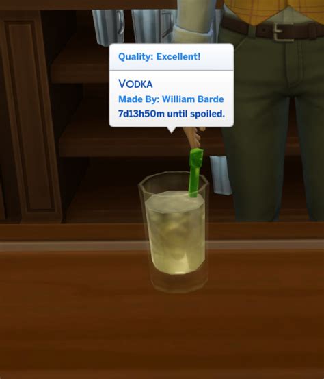 Mod The Sims Custom Bar Drinks