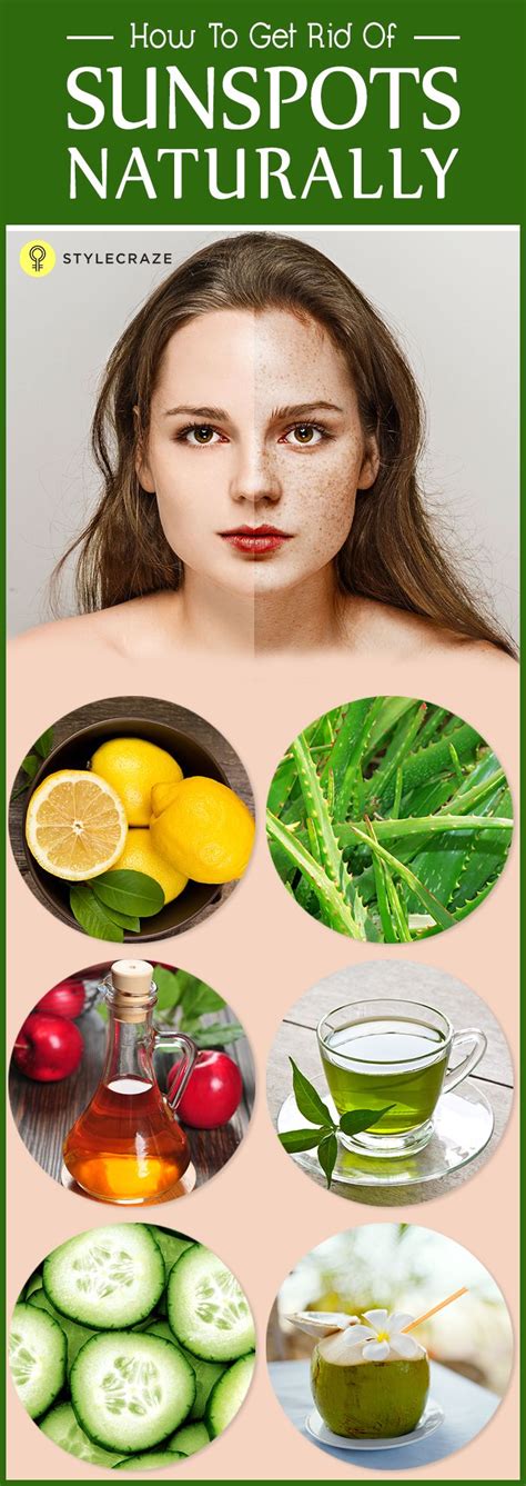 12 Simple Ways To Get Rid Of Sunspots Brown Spots On Skin Brown Spots On Face Brown Age Spots