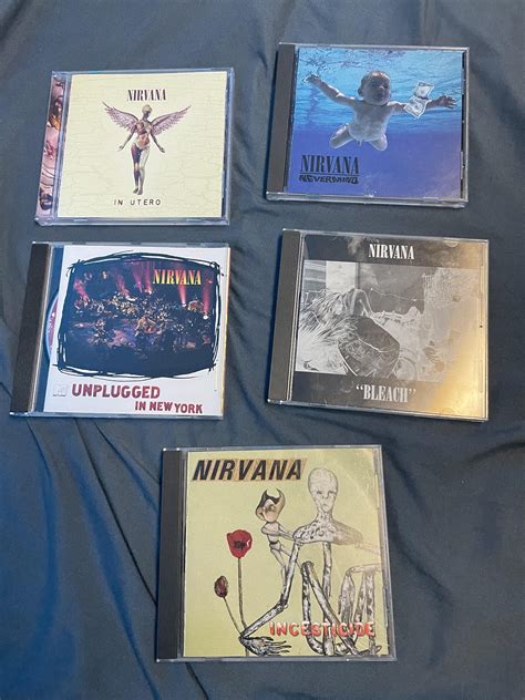 All of the Nirvana cds I have in my collection! Hoping to get even more