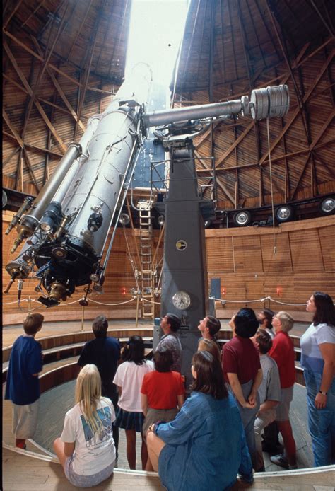 Visitors Gazing At Lowell Observatory S Clark Telescope Lowell Observatory Observatory Arizona