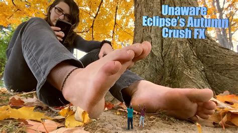Unaware Giantess Eclipses Autumn Crush Fx Halloween Preview Youtube