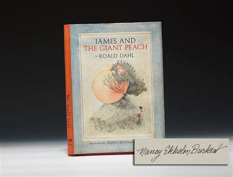 James And The Giant Peach First Edition Signed Roald Dahl