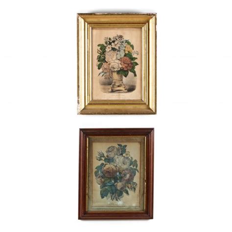 Two Currier And Ives Botanical Prints Lot 252 Upcoming Presidents