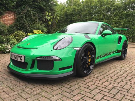 2016 Rs Green Porsche 911 Gt3 Rs For Sale At 321000 In The Uk Gtspirit