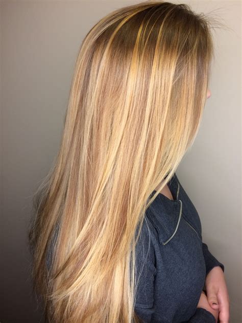 Honey Golden Blonde Hair Color