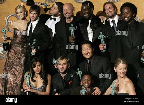 Lost Cast Members 12th Screen Actors Guild Awards Los Angeles Stock