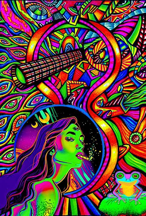 Weird Drawings Trippy Drawings Psychedelic Drawings Colorful