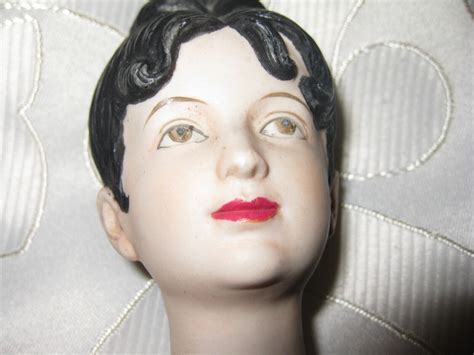 Vintage Bed Boudoir Doll Spanish Woman 19” Porcelain Red And Black Lace Dress Ebay