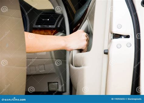 Open Car Door Stock Image Image Of Entrance Give Adult 19592655