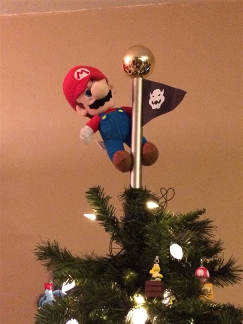 Mario Tree Topper That My Husband Made Love It Geek Christmas