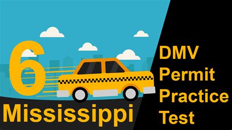 Mississippi Dmv Permit Practice Test 6 2018 Youtube