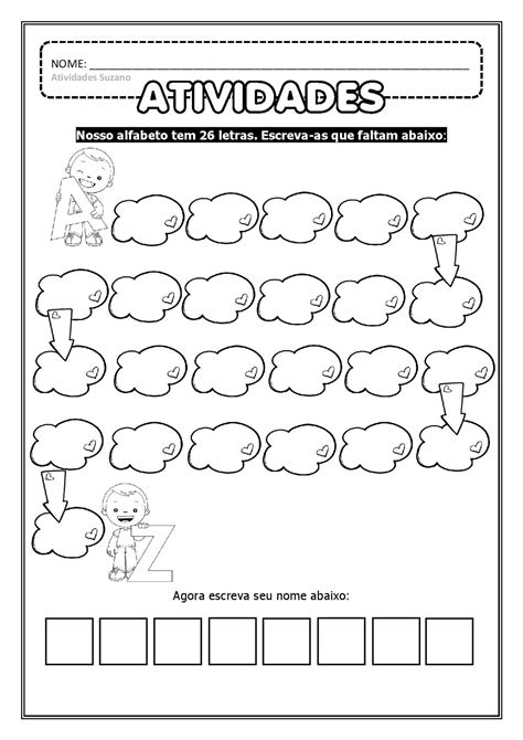 Alfabeto Page 001 2 Atividades Pedagógicas Suzano
