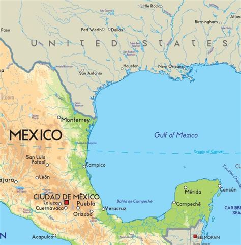 Ríos Que Desembocan En El Golfo De México México Mi País