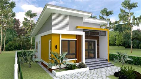 Small House Plans Design 7x6 With 2 Bedrooms Gable Roof Samhouseplans