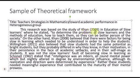 As it has already been highlighted, the selection of a theory depends on. Theoretical Framework Explained in Filipino - YouTube