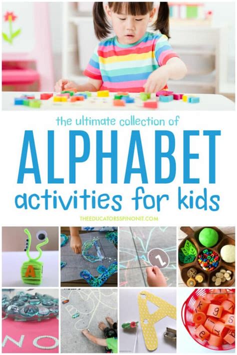 30 Alphabet Activities For Preschoolers The Educators Spin On It